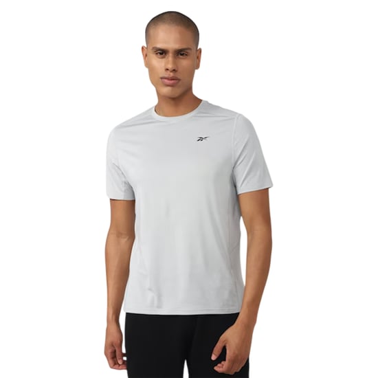 Reebok - T-Shirt für Herren, Rundhalsausschnitt, Regulär (Grau) - Image 3