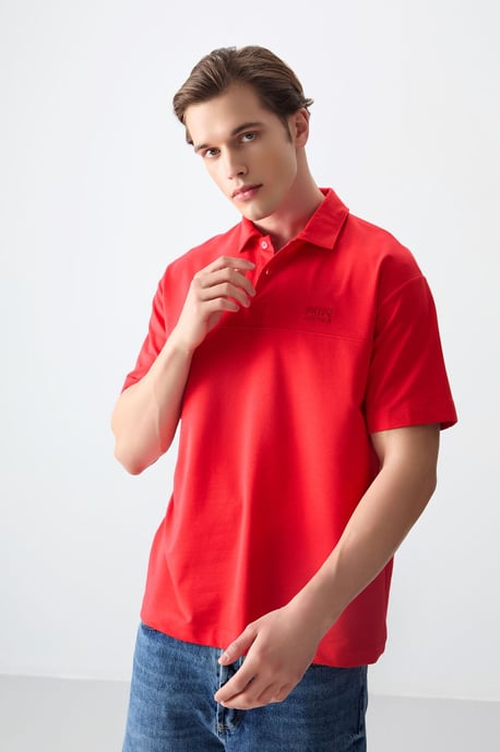 Übergröße Polo-Kragen T-Shirt - Image 2