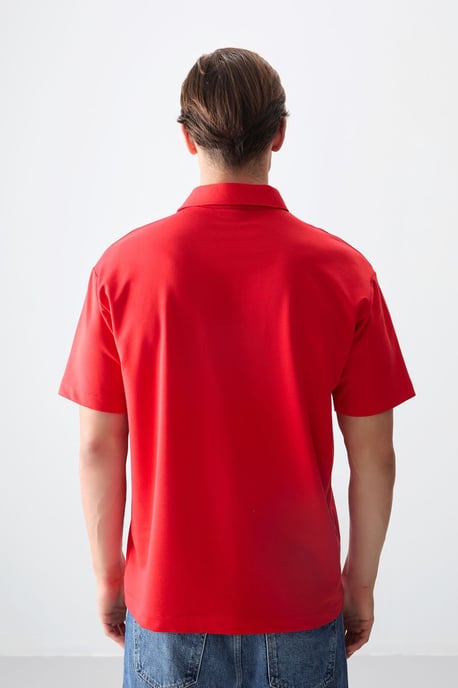 Übergröße Polo-Kragen T-Shirt - Image 6