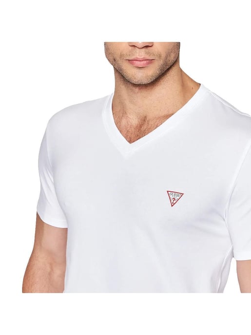 Guess Herren-T-Shirt mit klassischem rotem Logo-Dreieck - Image 2
