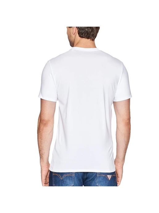 Guess Herren-T-Shirt mit klassischem rotem Logo-Dreieck - Image 3