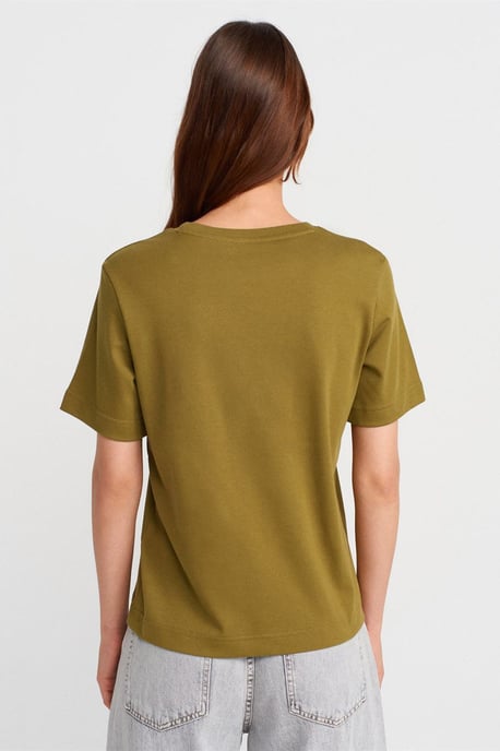 Damen Baumwoll Rundhals T-Shirt - Image 2