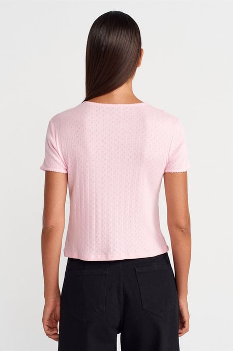 Damen Rippenshirt im Cropped-Style - Image 2