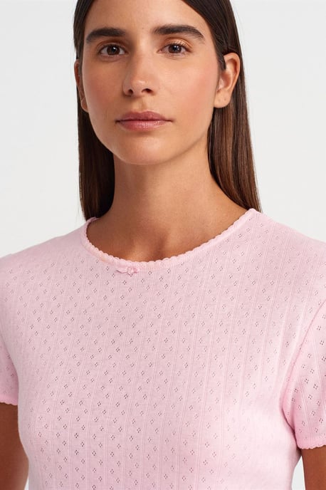 Damen Rippenshirt im Cropped-Style - Image 3