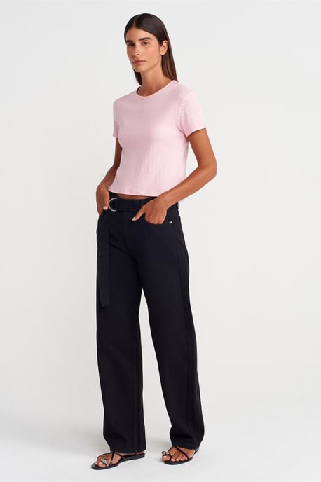 Damen Rippenshirt im Cropped-Style - Image 4
