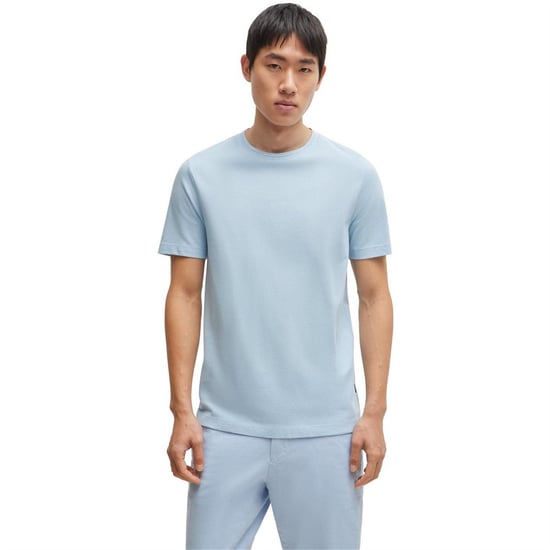 Hugo Boss - "Boss" T-Shirt für Herren, Baumwolle, Regulär (Hellblau) - Image 2