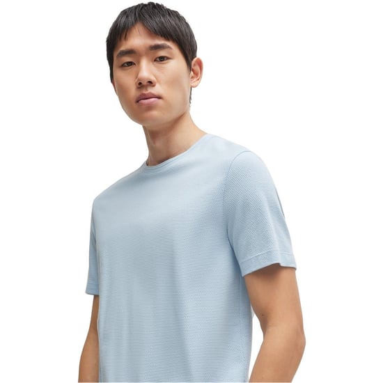 Hugo Boss - "Boss" T-Shirt für Herren, Baumwolle, Regulär (Hellblau) - Image 4