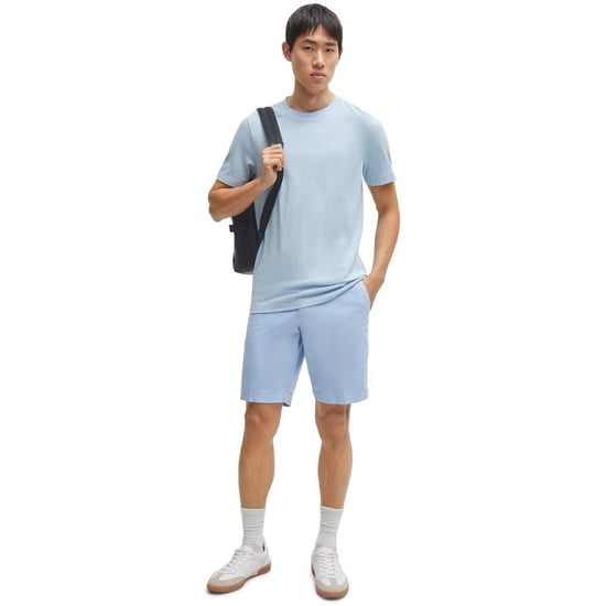 Hugo Boss - "Boss" T-Shirt für Herren, Baumwolle, Regulär (Hellblau) - Image 5