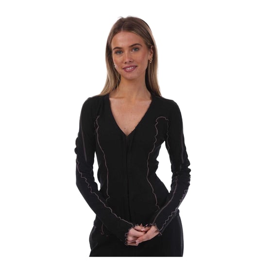 Diesel - "T-Ribas" Oberteil für Damen (Schwarz) - Image 2