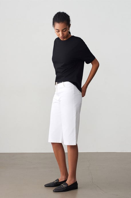 Damen Baumwoll Rundhalsausschnitt T-Shirt - Image 4