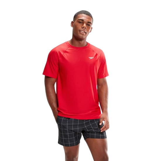 Speedo - T-Shirt für Herren, Rundhalsausschnitt, Regulär (Rot) - Image 3