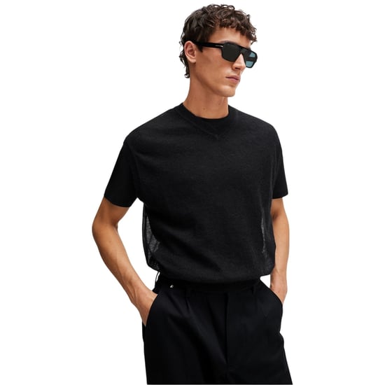 Boss - "Lucid" T-Shirt für Herren, Rundhalsausschnitt (Schwarz) - Image 1
