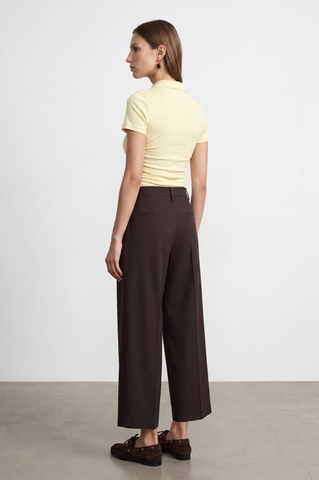 Damen Slim Fit Polo-Shirt in verkürzter Form - Image 2
