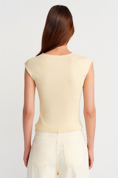 Damen Rippenshirt ohne Ärmel mit rundem Halsausschnitt - Image 2