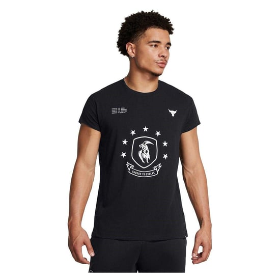 Under Armour - "Project Rock" T-Shirt für Herren (Schwarz) - Image 1