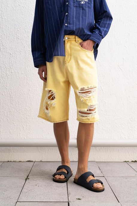 Zerstörte Denim-Shorts - Image 2