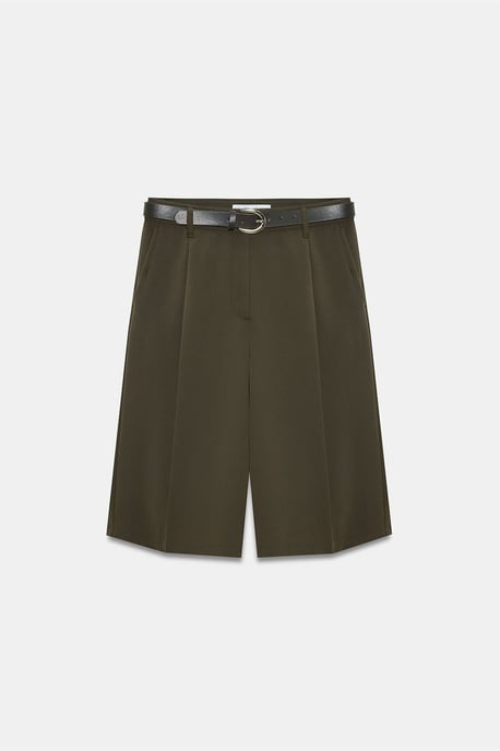 Hochgeschnittene, weit geschnittene Tailored Shorts - Image 5