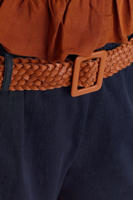 Damen Maßgeschneiderte Krepp Mini-Shorts - Image 3