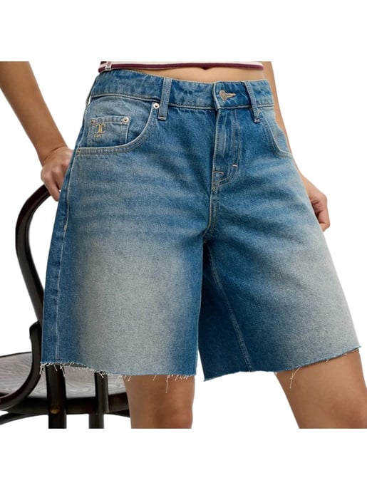 Superdry Damen-Shorts mit mittelhohem Bund und Baggy-Passform - Image 2