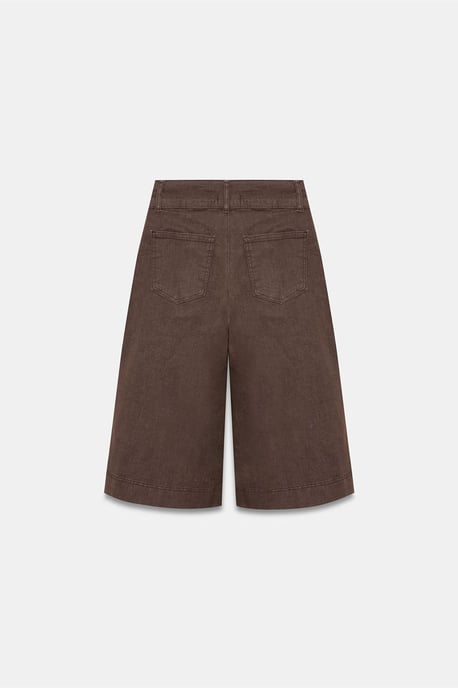 Hüfthohe Weite Jeansshorts - Image 6