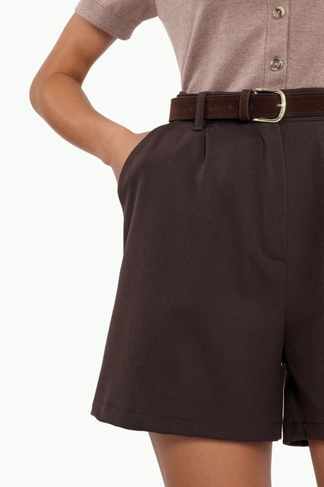 Hochtaillierte Weite Beinhose mit Gürtel - Image 4