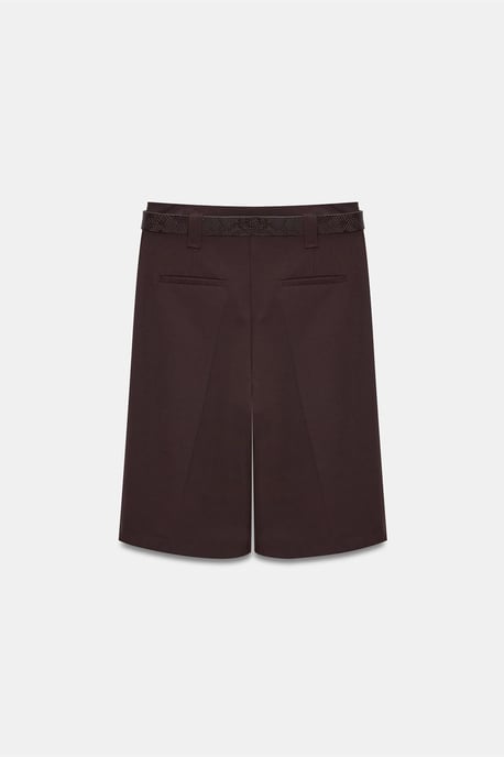 Hochtaillierte, bundelastische, weitgeschnittene Tailor-Shorts - Image 6