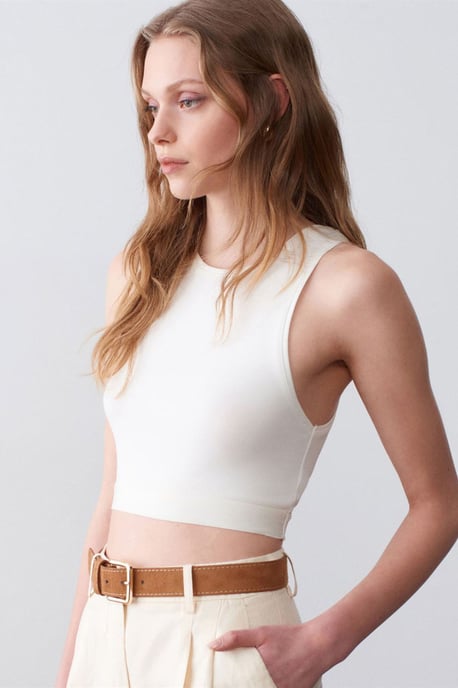 Hoch taillierte weite Shorts - Image 3