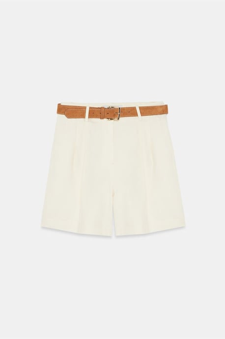 Hoch taillierte weite Shorts - Image 5
