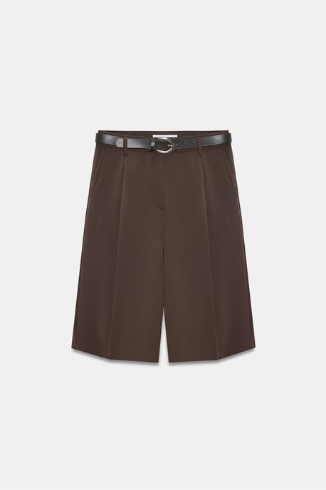 Hoch taillierte weite Shorts - Image 5
