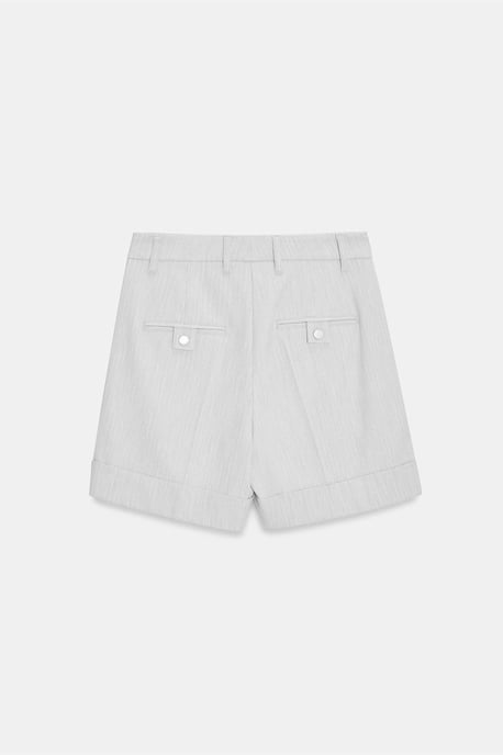 Hochtaillierte Maßgeschneiderte Gewebte Shorts - Image 6
