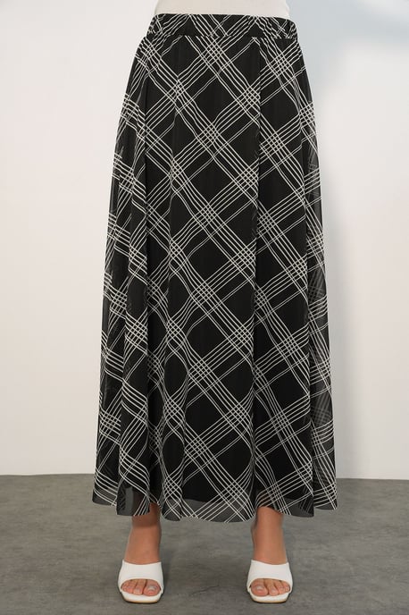 Blumenkleid Hohe Taille Maxi-Rock - Image 4