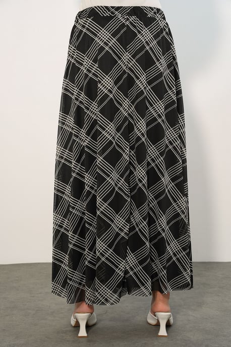 Blumenkleid Hohe Taille Maxi-Rock - Image 6