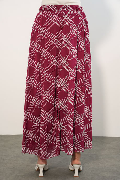Blumenkleid Hohe Taille Maxi-Rock - Image 6