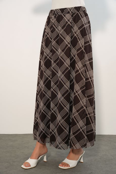 Blumenkleid Hohe Taille Maxi-Rock - Image 2