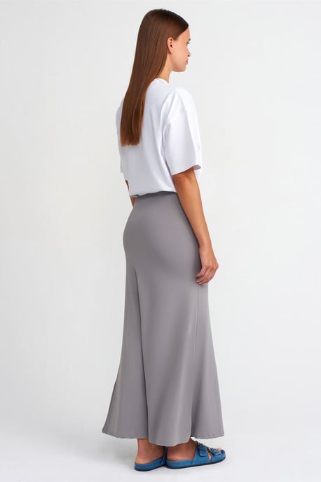 Hohe Taille A-Linien Maxi-Rock - Image 2