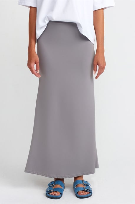 Hohe Taille A-Linien Maxi-Rock - Image 3