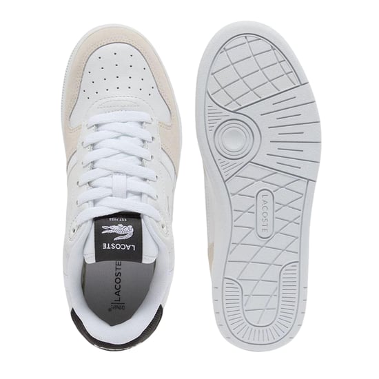 Lacoste - "T-Clip Set" Sneaker für Kinder, Leder (Weiß/Schwarz) - Image 3