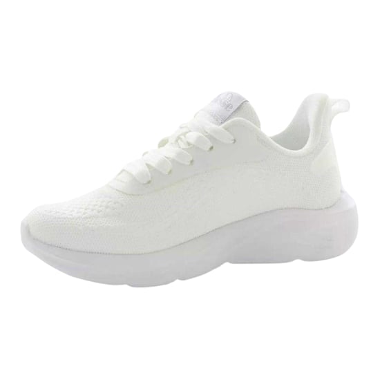 Ellesse - "Como" Logo Sneaker für Damen, Niedrig geschnitten (Weiß/Silber) - Image 2