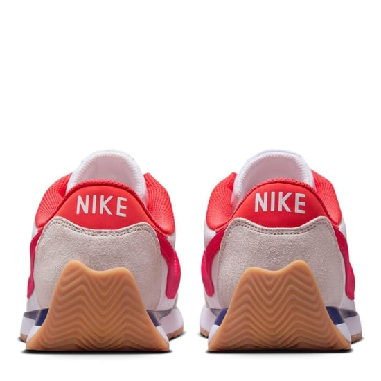 Nike - "Waffle Debut" Sneaker für Damen, Wildleder, Keilabsatz (Weiß/Blau/Rot) - Image 4