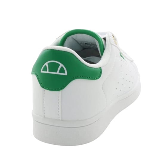 Ellesse - "Classic" Sneaker für Damen, Leder, Cupsohle (Weiß/Grün) - Image 2