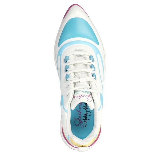Skechers - "Hot Melt" Sneaker für Damen (Weiß/Grün/Schwarz) - Image 5