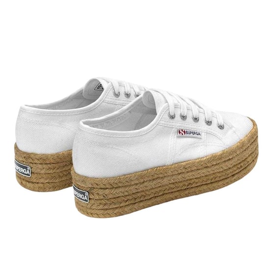 Superga - "2790" Sneaker für Damen, Seil, Plattform-Absatz (Weiß) - Image 2