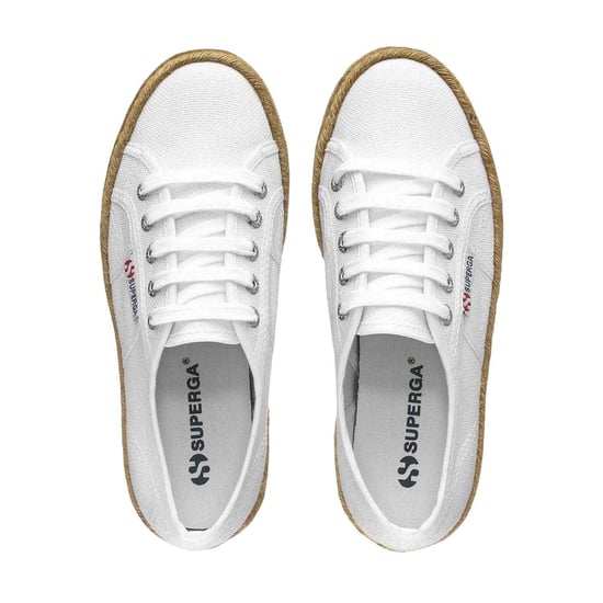Superga - "2790" Sneaker für Damen, Seil, Plattform-Absatz (Weiß) - Image 4