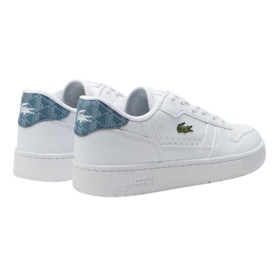 Lacoste - "T-Clip Set" Sneaker für Kinder, Leder (Weiß/Blau) - Image 2