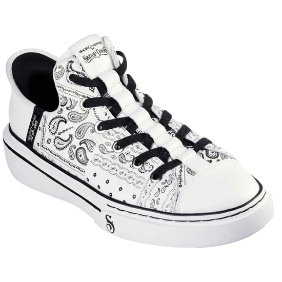 Skechers - "Snoop Dogg" Bandana Muster Sneaker für Herren (Weiß/Schwarz) - Image 3