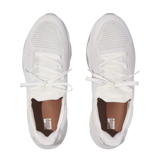 FitFlop - "Vitamin FFX" Sneaker für Herren/Damen Unisex, Jerseyware, Wasserbeständig (Weiß/Grau) - Image 2