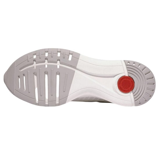 FitFlop - "Vitamin FFX" Sneaker für Herren/Damen Unisex, Jerseyware, Wasserbeständig (Weiß/Grau) - Image 3