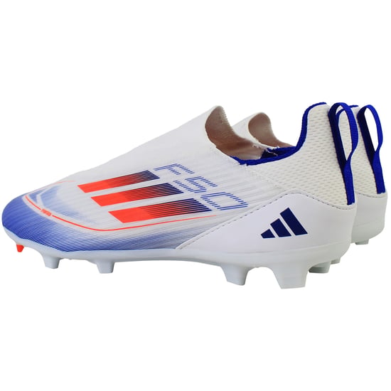 Adidas F50 League LL FG/MG Kinder Fußballschuhe Weiß - Image 3