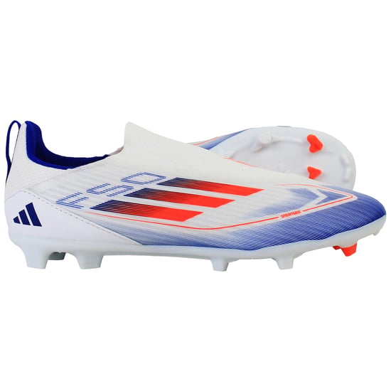 Adidas F50 League LL FG/MG Kinder Fußballschuhe Weiß - Image 4