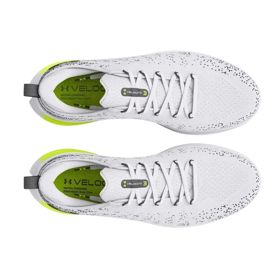 Under Armour - "Velociti 3" Schuhe für Damen (Weiß/Gelb) - Image 3